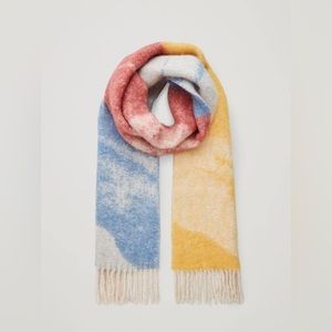 COS Oversized Fringed Scarf